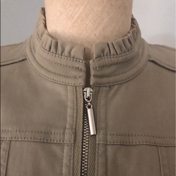 WHBM Field Jacket in Military Green - Picture 4 of 12